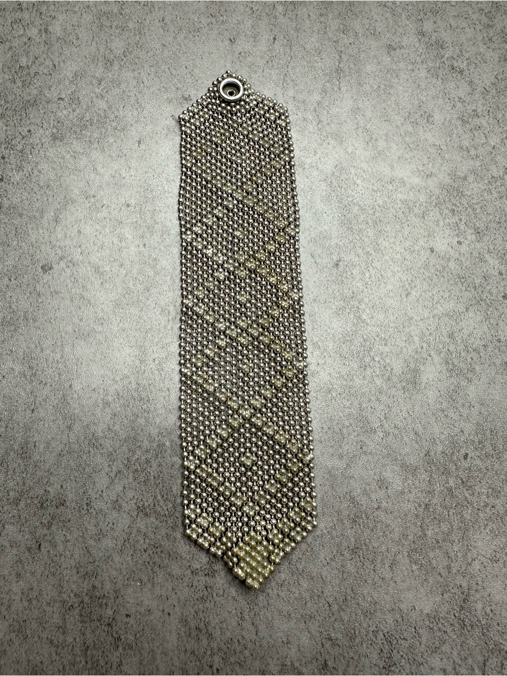 Sergio Gutierrez SG Liquid Metal Wide Mesh Cuff Bracelet - Picture 4 of 4